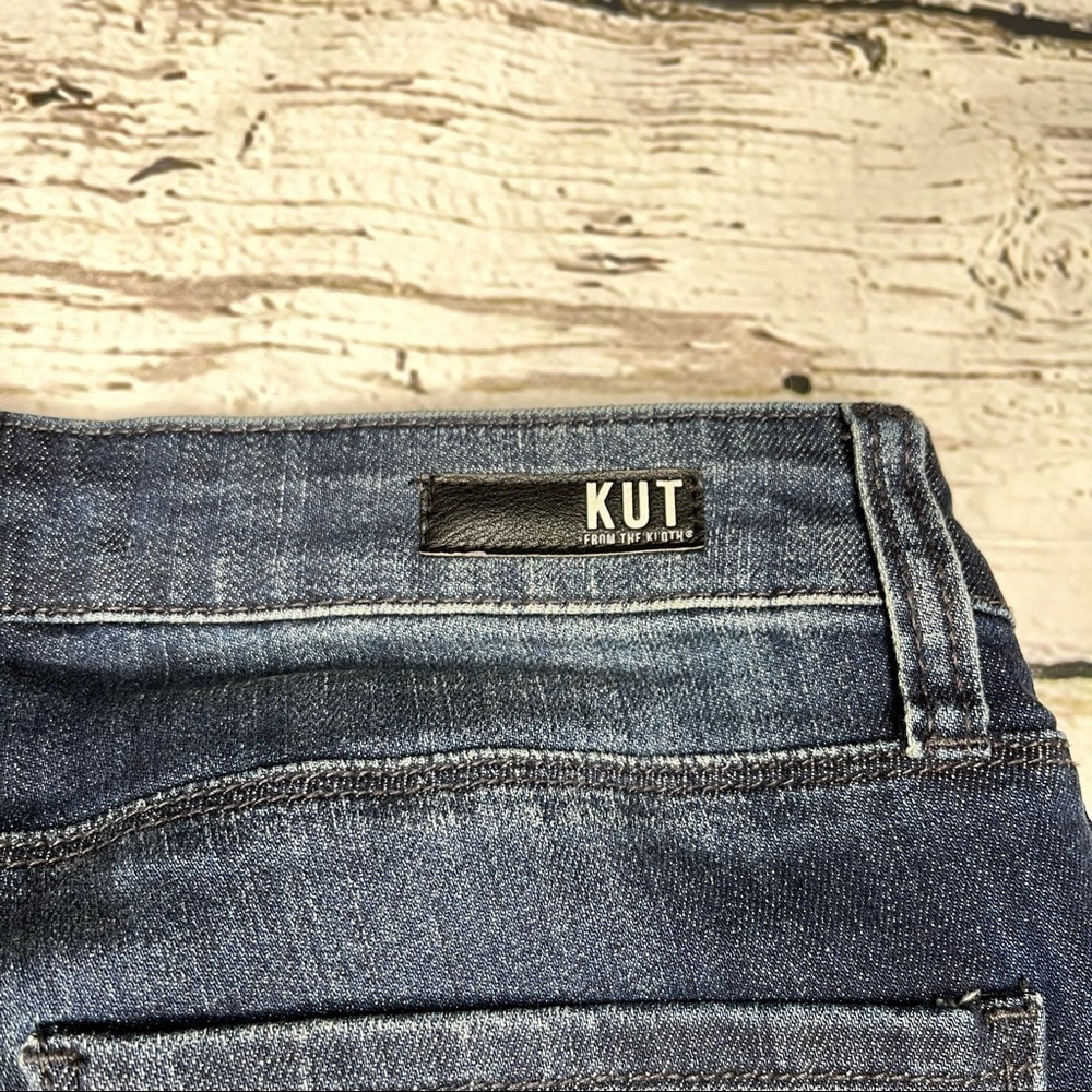Kut From The Kloth Reese Ankle Straight Leg Jeans Size 4 - Picture 4 of 10